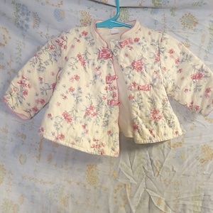 Like new 12 month baby girl coat